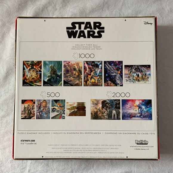 NIB Factory Sealed Star Wars Puzzle 500 Piece Galaxy’s Edge Trading Post - Picture 2 of 6